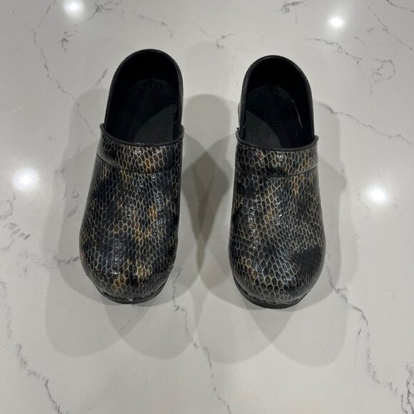 Sanita Original Danish Professional Snake Print Clogs Shoes 36 / 5.5 US - Picture 4 of 10